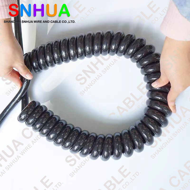 拉伸4米彈簧電纜 3*16+4*1.5mm2（起重行車設備）