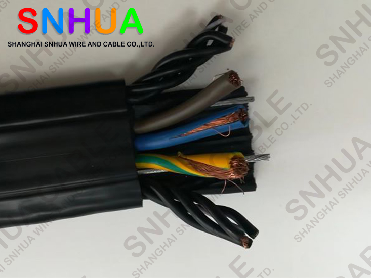 行車扁電纜 YFFBG 3*4.0+8*1.5mm2
